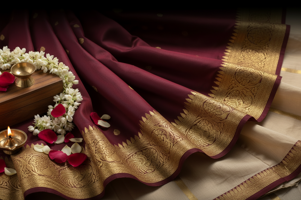 The Heritage Edit — Menmayil silk sarees